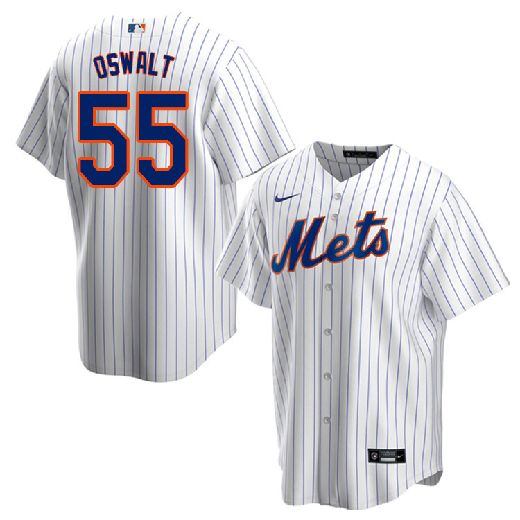 Nike Men #55 Corey Oswalt New York Mets Baseball Jerseys Sale-White